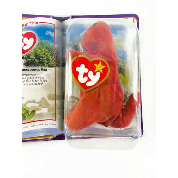 McDonalds Ty Beanies Spangle Rex Bronty and Germania Lot of 4 New and Unopened - Picture 11 of 11